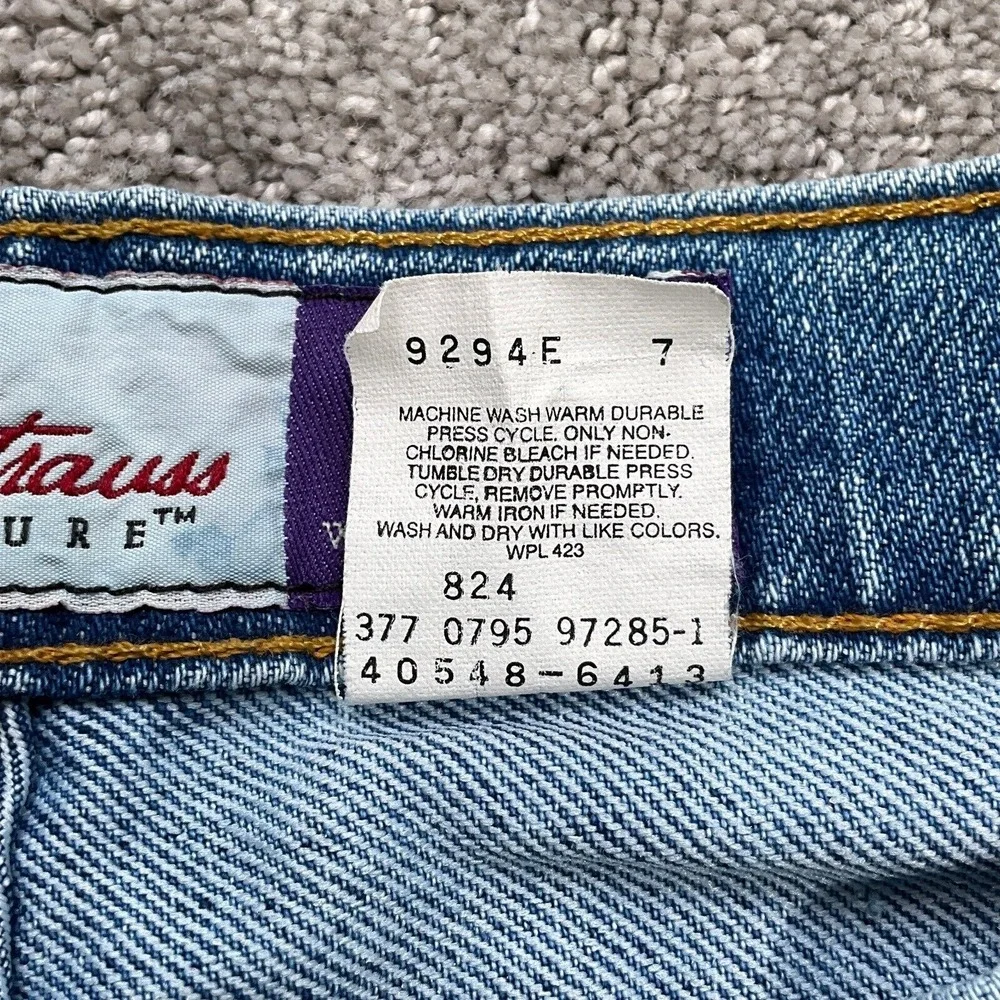Levis 540 Jeans Men‎ 39W 31L Blue Relaxed Fit Brown Tab Denim Pants 90s